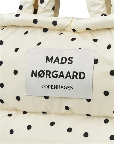 Mads Nørgaard - Light Ripstop Pillow AOP Taske - Dot AOP Sweet Corn